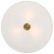 Access Lighting Mid Town, LED Flush Mount, Brushed Steel Finish, Fabric 64063LEDDLP-BS/WH - alternate 7